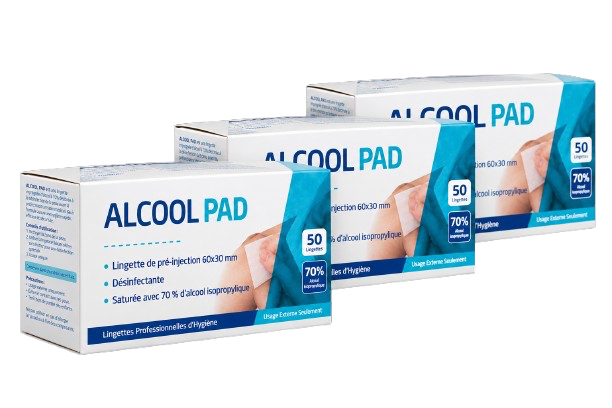 3 ALCOOL PAD